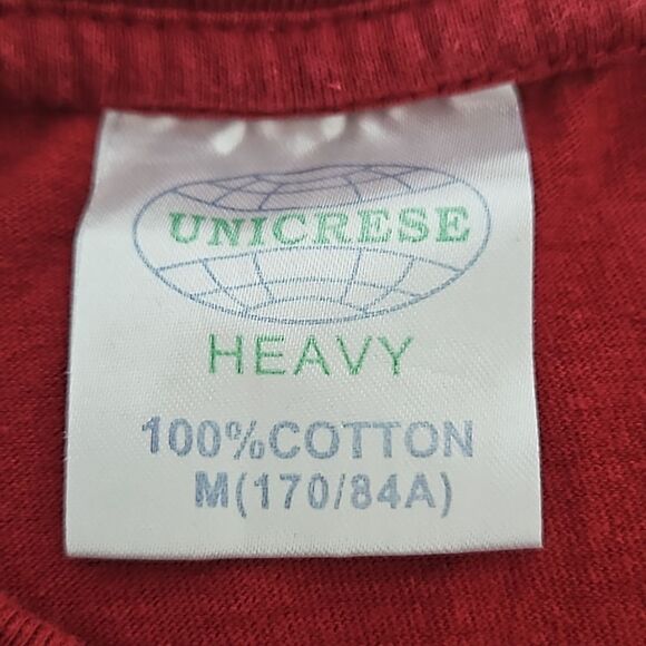 Vintage Unisex Panama City Logo Short Sleeves Cotton T-Shirt Medium Burgundy - Picture 7 of 16